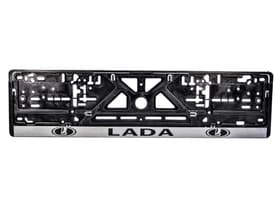 Рамка номерного знака Carlife NH05 колір чорний на Lada