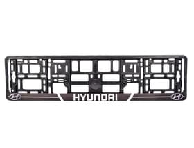 Рамка номерного знака Carlife NH102 цвет черный на Hyundai Рамка номерного знака Carlife NH102 цвет черный на Hyundai
