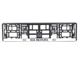 Рамка номерного знака Carlife NH540 колір чорний на KIA