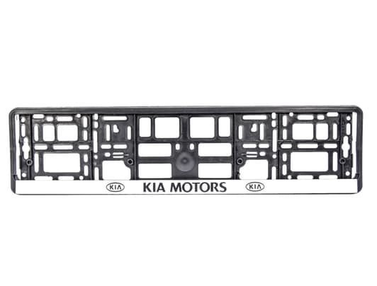 Рамка номерного знака Carlife NH540 колір чорний на KIA