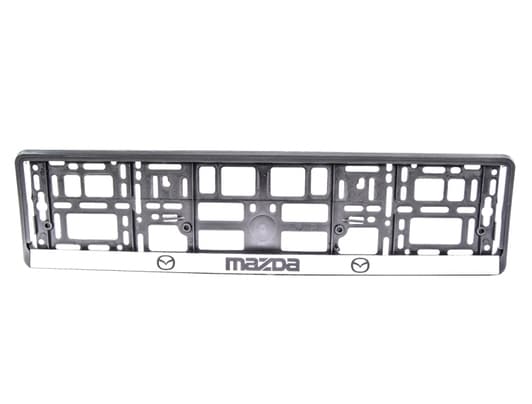 Рамка номерного знака Carlife NH600 колір чорний на Mazda