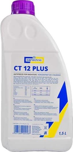 Cartechnic G12+ фіалковий 1,5 л концентрат антифризу