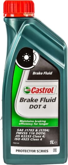 Castrol DOT 4, 1 л (15036B) тормозная жидкость