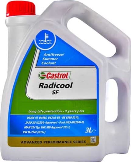 Castrol Radicool SF G12+ рожевий 3 л концентрат антифризу