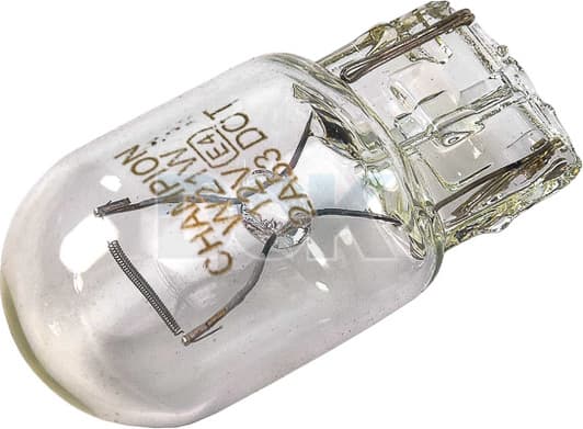 Автолампа Champion W21W W3x16d 21 W прозора cbm57s