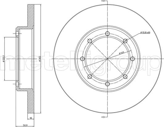 800-1385C Cifam Тормозной диск