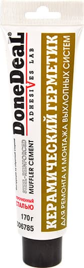 DoneDeal Steel-Reinforced Muffler Cement герметик серый