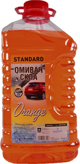 Омыватель стекла Дорожная Карта Standard зимний -20°С апельсин (4 л)