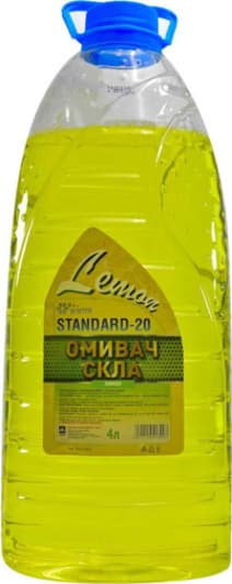 Омивач скла Дорожная Карта Standard зимовий -20 °С лимон (4 л)