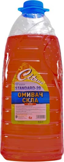 Омыватель стекла Дорожная Карта Standard зимний -20°С цитрусовый (4 л)