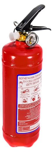 Перезарядный огнетушитель Дорожная Карта порошковый