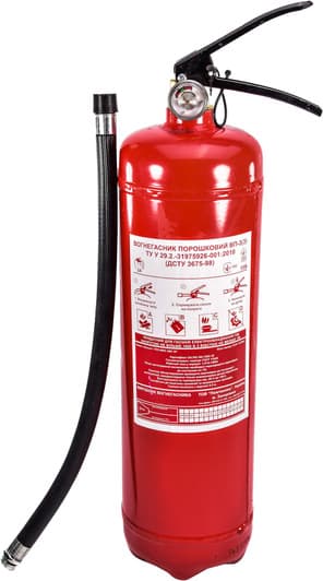 Перезарядний вогнегасник Дорожная Карта порошковий