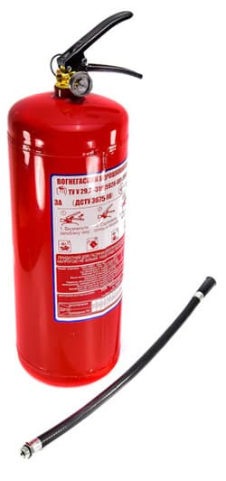 Перезарядний вогнегасник Дорожная Карта порошковий