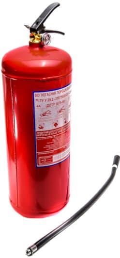 Перезарядний вогнегасник Дорожная Карта порошковий