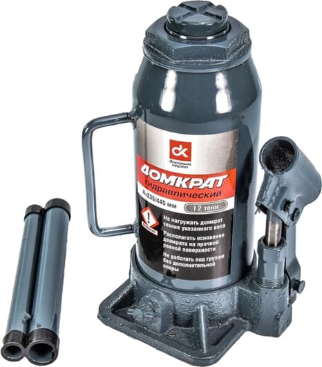 Домкрат Дорожная Карта бутылочный гидравлический 12 т TDK4