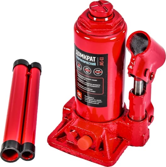 Домкрат Дорожная Карта пляшковий гідравлічний 3 т JNS03