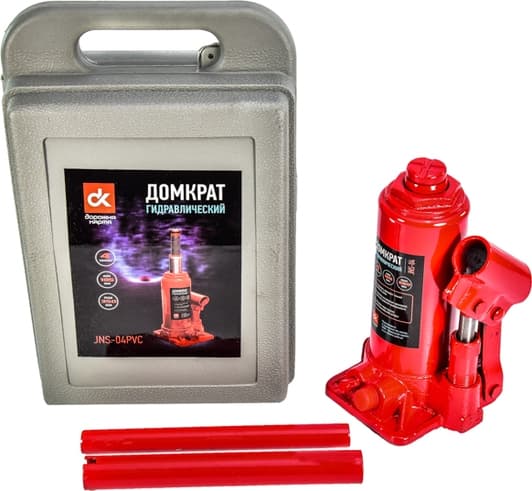 Домкрат Дорожная Карта бутылочный гидравлический 4 т JNS04PVC