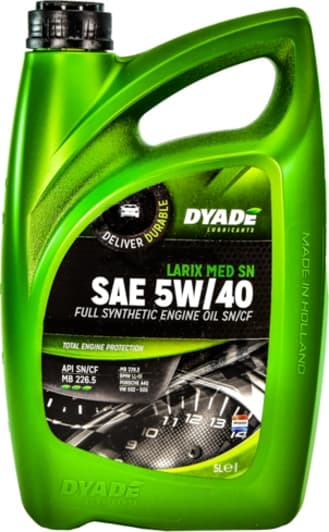 DYADE Larix MED SN 5W-40 (5 л) моторна олива