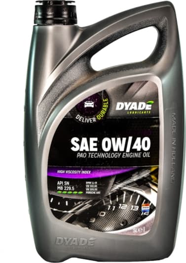 DYADE Zedix PAO 0W-40 (5 л) моторна олива