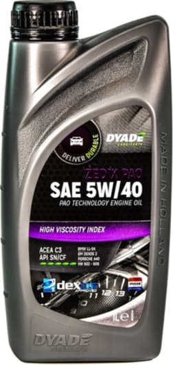 DYADE Zedix PAO 5W-40 (1 л) моторна олива