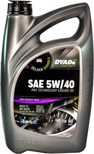 DYADE Zedix PAO 5W-40 (5 л) моторна олива