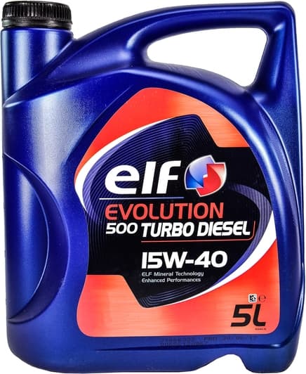 Elf Evolution 500 Turbo Diesel 15W-40 моторное масло