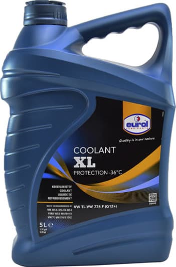 Eurol Coolant XL G12+ желтый -36 °C, 5 л (E5041405L) готовый антифриз