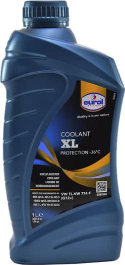 Eurol Coolant XL G12+ желтый -36 °C, 1 л (E5041401L) готовый антифриз