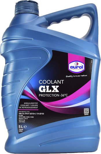 Eurol GLX G12+ рожевий -36 °C, 5 л (E5041445L) готовий антифриз
