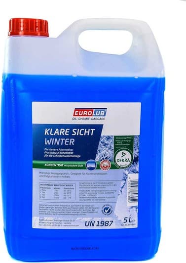 Концентрат омывателя Eurolub Klare Sicht зимний -30 °С (5 л)