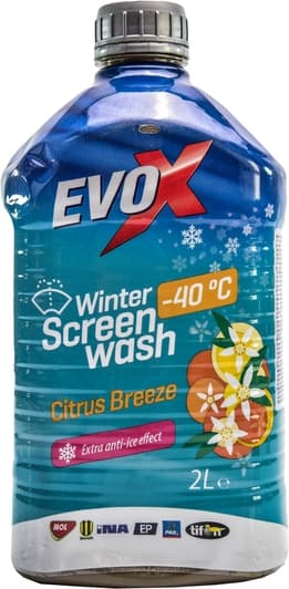 Омыватель стекла EVO Citrus Breeze зимний -40 °С цитрусовый (2 л)