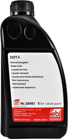 Гальмівна рідина Febi Bremsflussigkeit DOT 4 пластик