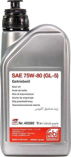 Трансмісійна олива Febi GL-5 75W-80 синтетична