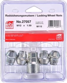 Комплект гаек-секреток с ключом Febi 27057