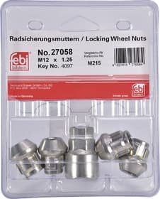 Комплект гаек-секреток с ключом Febi 27058