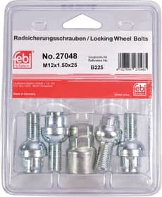 Комплект болтов-секреток с ключом Febi 27048