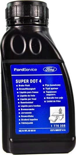 Гальмівна рідина Ford Super DOT 4 пластик