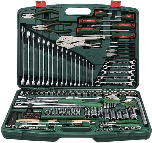 Набір інструментів Hans TK-158V 1/2", 1/4" 158 шт.