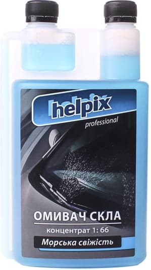 Концентрат омивача Helpix 1:66 літній 0 °С морська свіжість (1 л)