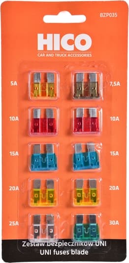 Набор предохранителей Hico bzp035 FTL mini 10 шт.