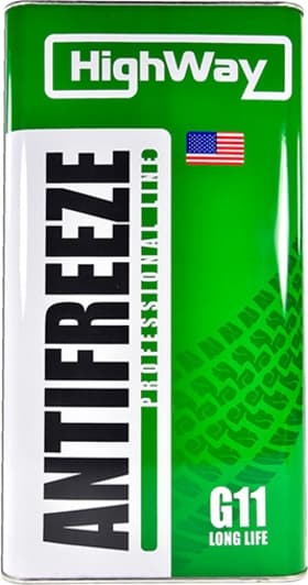 HighWay Long Life G11 зеленый -40 °C, 5 л (10002) готовый антифриз