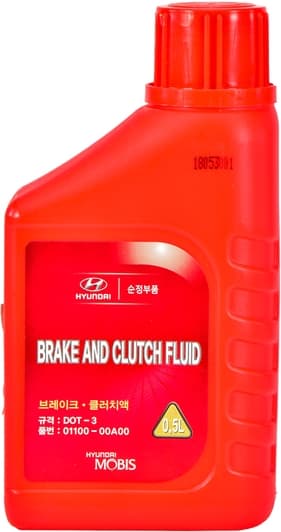 Гальмівна рідина Hyundai DOT 3 пластик