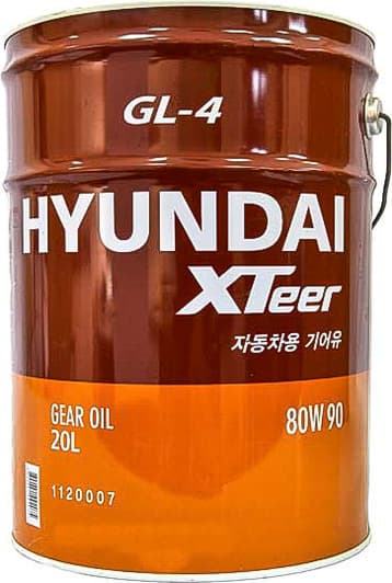 Трансмісійна олива Hyundai XTeer GL-4 80W-90 синтетична