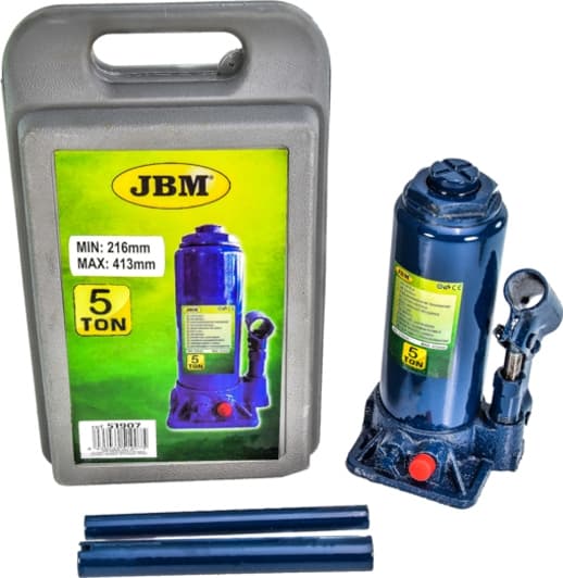 Домкрат JBM бутылочный гидравлический 5 т 51907