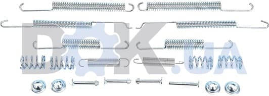 1163950310 JP Group Монтажный комплект барабанных тормозных колодок