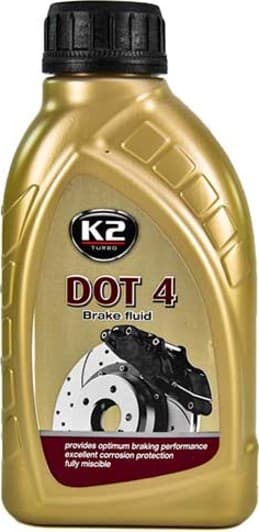 K2 DOT 4, 0,5 л (T104) тормозная жидкость
