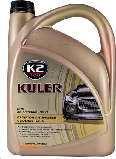 K2 Kuler оранжевый -35 °C, 5 л (T205P) готовый антифриз