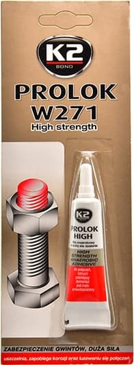 Фиксатор резьбы K2 Prolock High красный