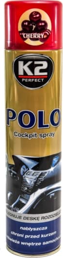 Полироль для салона K2 Polo Cockpit вишня 600 мл (K406CHERRZ)
