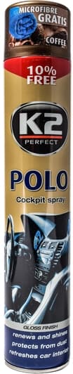 Полироль для салона K2 Polo Cockpit кофе 750 мл (K407KA1)